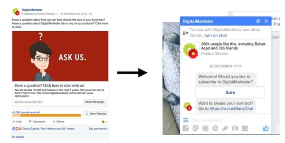 Как использовать рекламные объявления в Facebook Messenger в вашем бизнесе