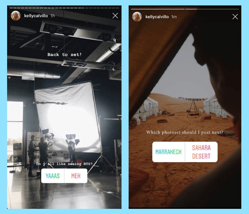 Опросы в Instagram: 6 креативных способов использования в рекламе